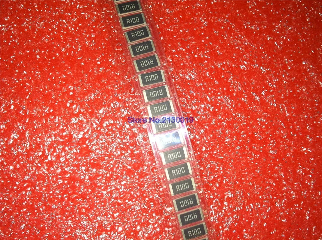 50pcs/lot 2512 SMD Resistor 1W 1% 0.1R 0.1 ohm R100 In Stock