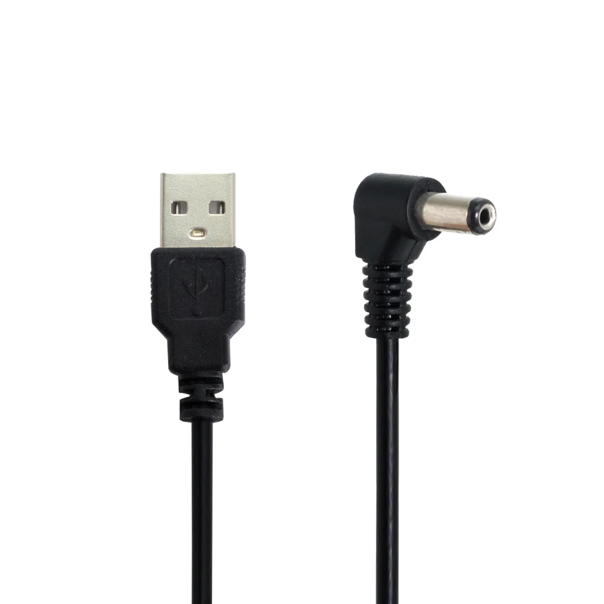 CYSM Chenyang 80cm USB 2.0 A Type Male to Right Angled 90 Degree 5.5 x 2.1mm DC 5V Power Plug Barrel Connector Charge Cable