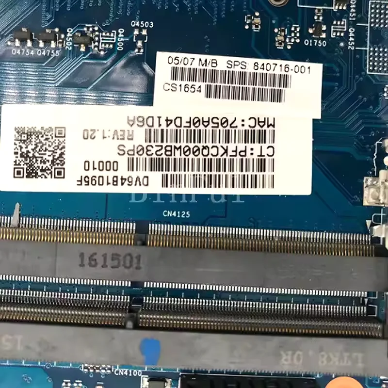 

840714-601 840716-601 840716-001 840717-001 840717-601 6050A2723701-MB-A02 For HP Elitebook 640 G2 650 G2 Notebook Notherboard