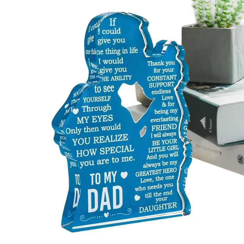 

Acrylic Signs For Dad Father's Day Centerpiece Dad Acrylic Sign Dad Centerpiece Sign Fathers Day Table Ornament Thoughtful Sign