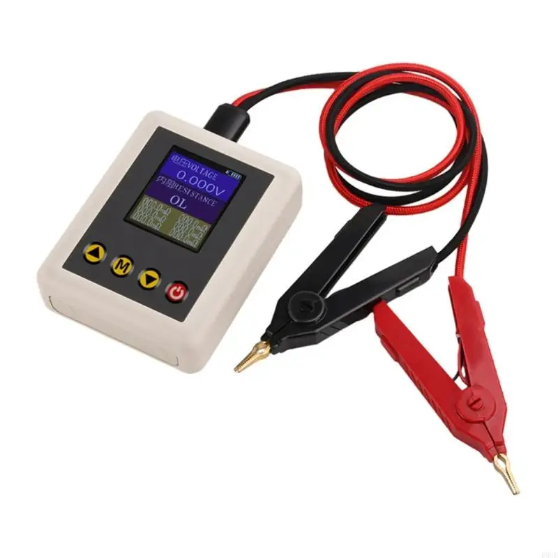 

Precisions Voltages & Resistance Tester with Kelvin Clip & Fine Adjustment Voltages Measurement Resistance Testing Device