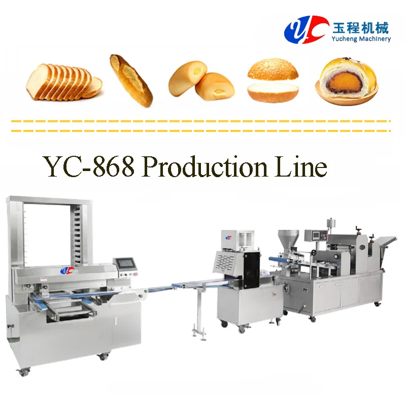 Hot Sale Industrial Automatic Toast Making Machine French Bread Baguette Production Line