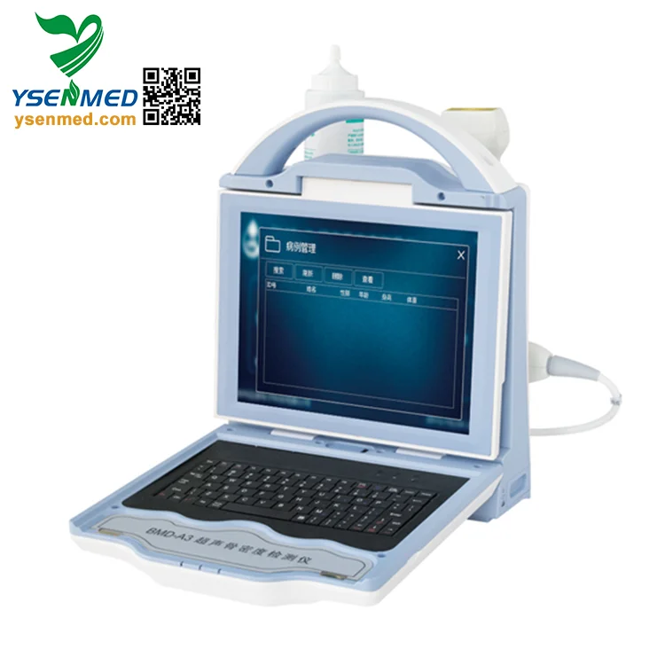 YSBMD-A3 Ysenmed double emission and double receiving bmd bone density ultrasound price automatic ultrasound bone densitometer