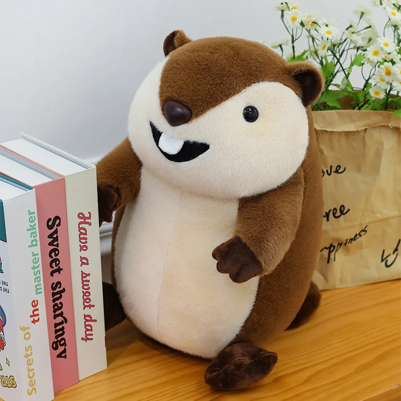 30/40cm Animal relleno regordete marmota juguete de peluche lindo abrazable Marmota Bobac peluches almohada cojín regalo Adorable para niña niño