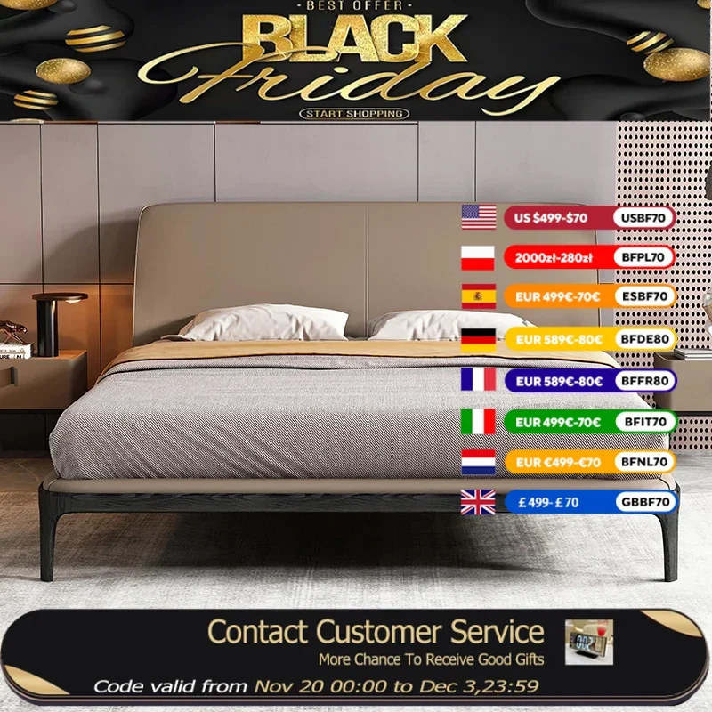 

Европейская большая двуспальная кровать, основание для спальни, дизайнерская платформа, роскошная двуспальная кровать, кровать, деревянная мебель Camas De Dormitorio