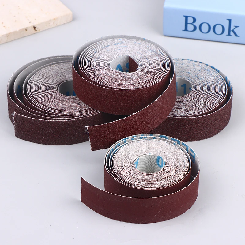 1inch Emery Cloth Rolls, Continuous Sandpaper Suitable For Wood Sanding, Metal Polishing, Car Detailing