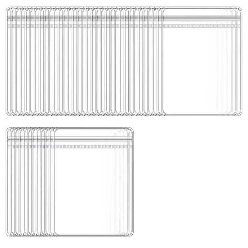 ABRB-80 Stuks Sieraden Zakken PVC Plastic Verpakking Opslag Pouch Self Seal Sieraden Pouch Rits Zak Anti Oxiderende Lock Zakjes