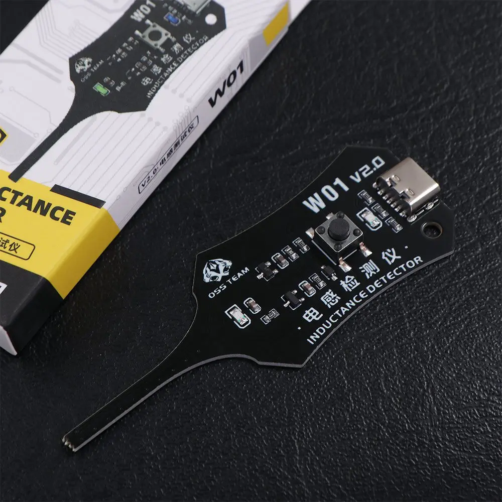 High Accuracy Motherboard Coil Tester Quick Investigation Strong Stability Inductor Detector Tool Type-C Multi-functional