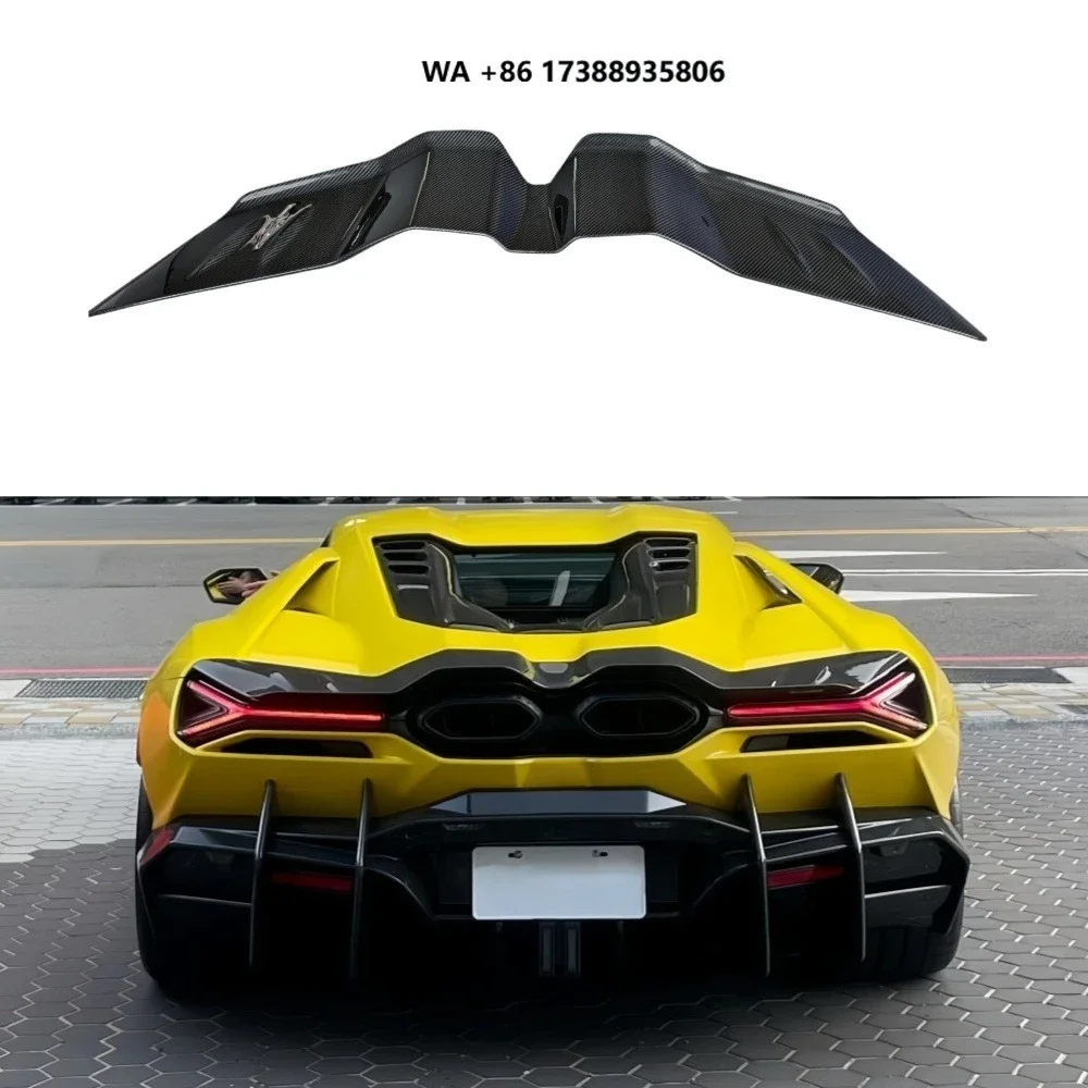 Car Aerodynamic Kit Upgrade MSY Style Dry Carbon Fiber Rear Spoiler Suitable for Lam-borghini Revuelto