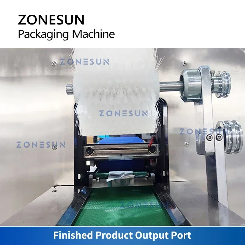 ZONESUN حزمة واحدة مناديل مبللة ماكينة الطفل مسح المناشف الورقية الأنسجة باجر خط التعبئة والتغليف المطهر ZS-WP260A