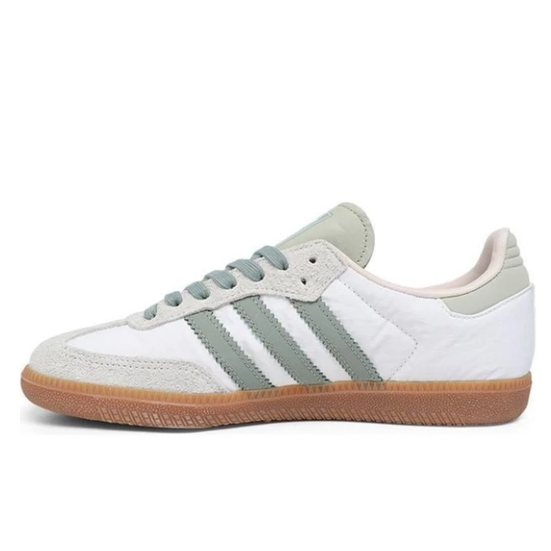 

Adidas Originals SAMBA OG Silvergreen мужские и женские противоскользящие амортизирующие удобные туфли с низким берцем идеальный подарок ID0492