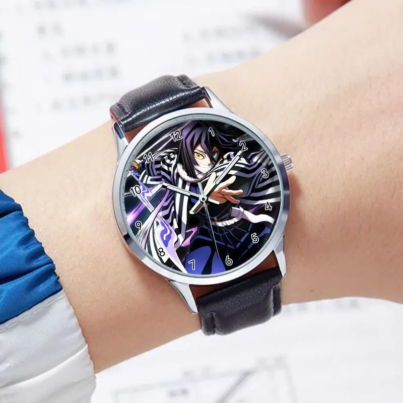 جديد شيطان القاتل Tokitou Muichirou Rengoku Kyoujurou أنيمي البضائع ثنائية الأبعاد ساعة اليد أنيقة العصرية ساعة الأعمال
