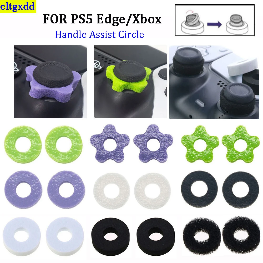 cltgxdd 2piece FOR PS5 Edge/Xbox controller Sponge ring Game controller Auxiliary ring Shooting game Anti vibration ring Sponge