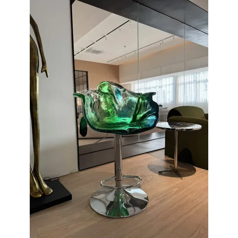 

Обеденный стул AA класса люкс из прозрачной смолы, дизайнерская мебель