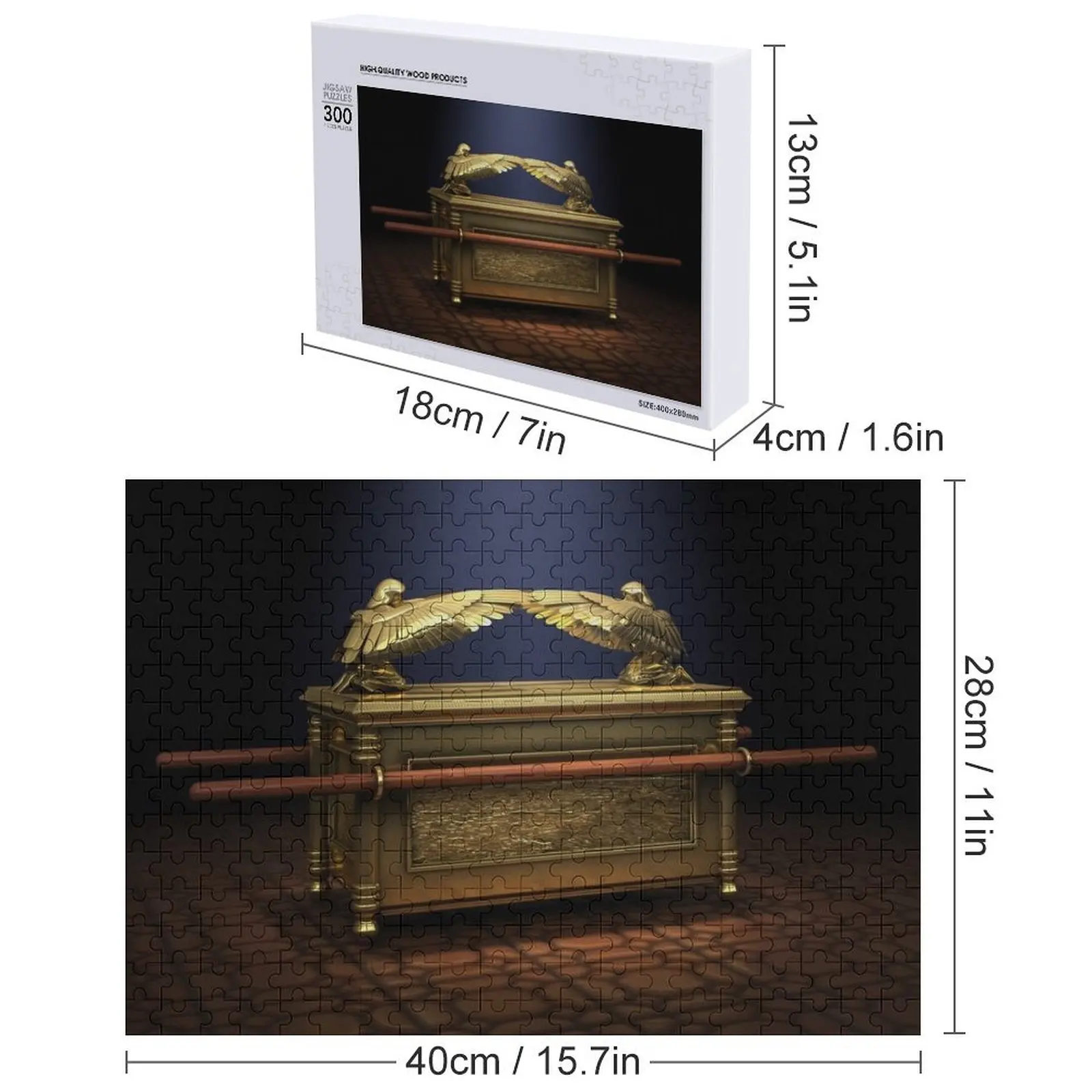 أحجية الصور المقطوعة من Ark of the Covenant هدايا مخصصة للأطفال، أحجية الصور المقطوعة المخصصة