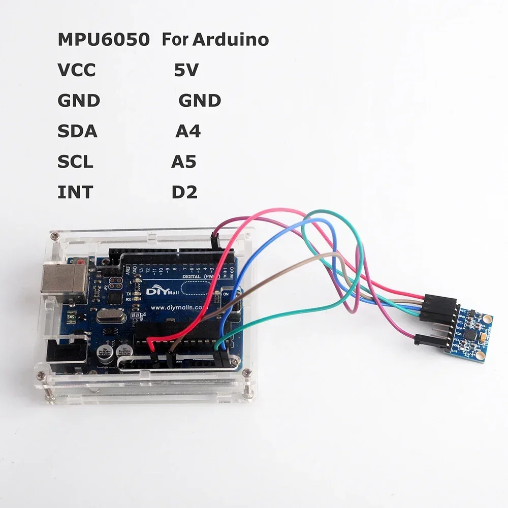 GY-521 MPU-6050 6 軸加速度計ジャイロスコープセンサーモジュール Arduino ドローンロボットモーショントラッキング DIY 用