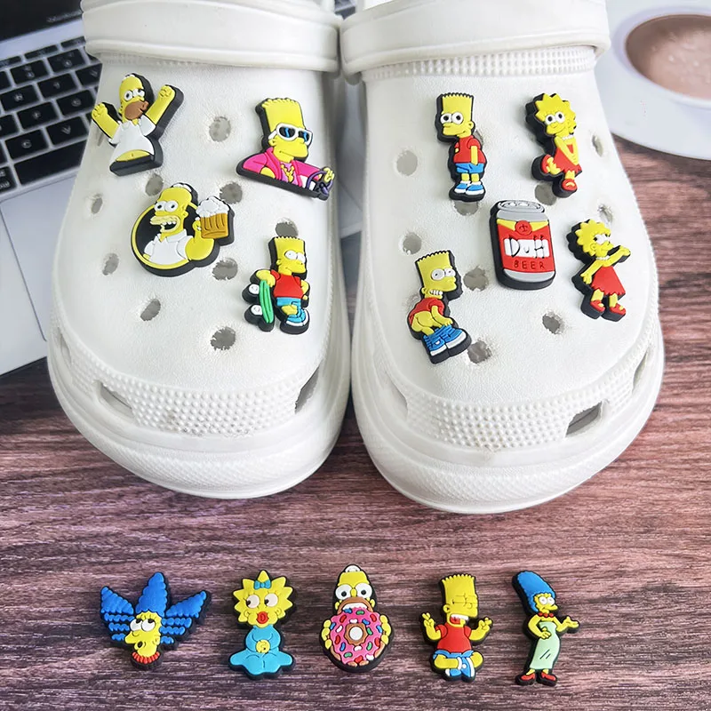 9-100 Stück Cartoon-Schuh-Charms-Set für klassische Clogs, Sandalen und Gartenschuhe, Dekorationszubehör, Schnallen, Freundschaftsgeschenke – Detail 11