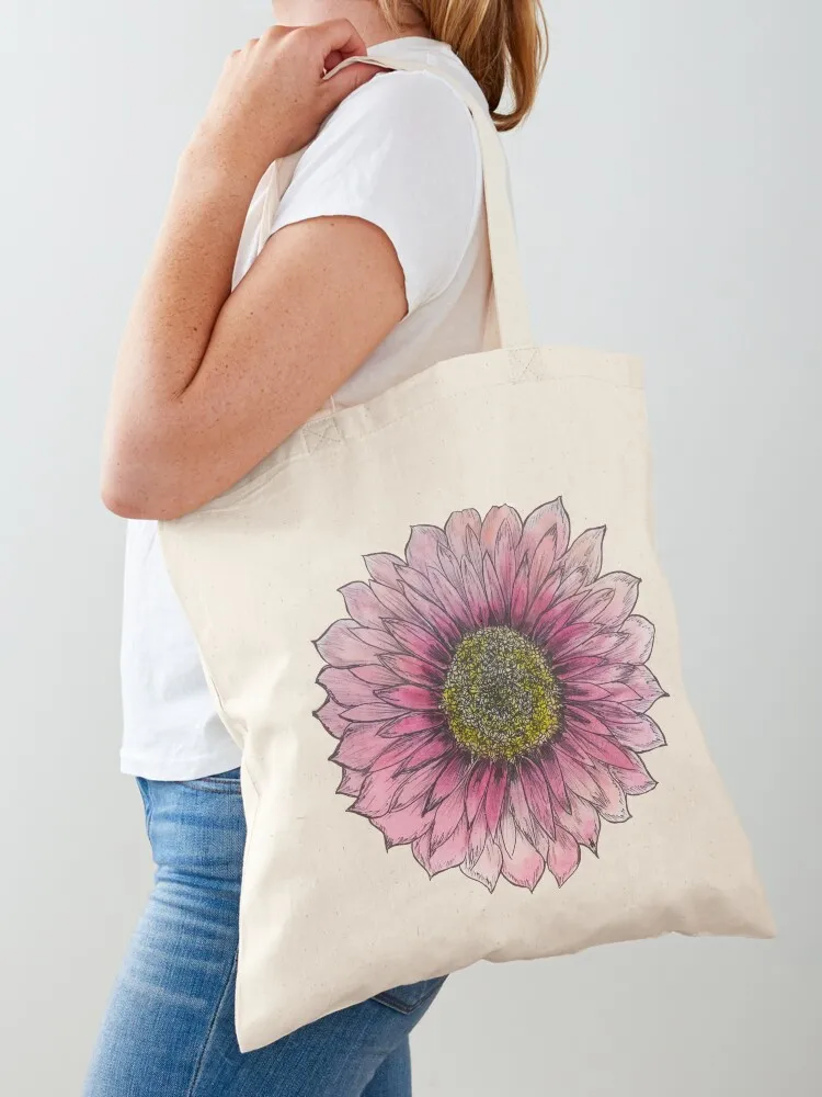 

Dahlia Blush Tote Bag large tote foldable reusable bags aesthetic woman