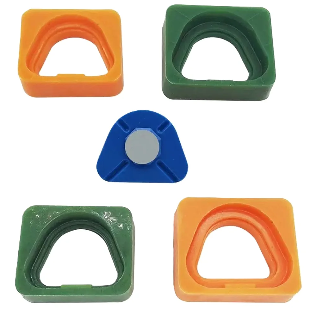 Dental Lab Silicone Plaster Mold Magnetic Base Dentist Lab Materials Plastic Model Former Base for Plaster Models with Magnetic