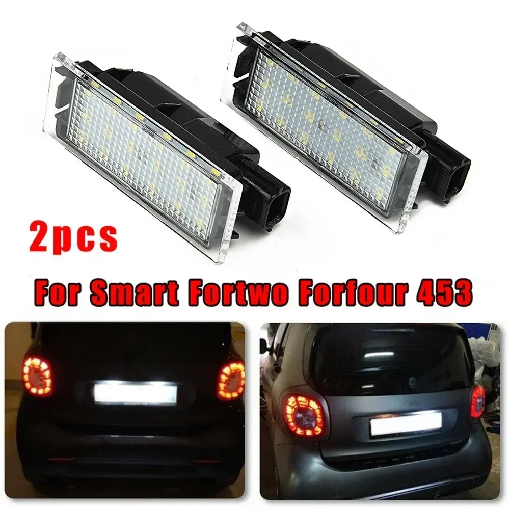 

18 LEDs License Plate Light 2pcs 415 453 For Forfour LED No Error Durable