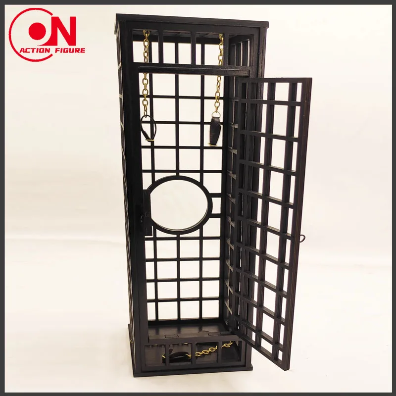 1/6 Scale Model Scenario standing Cage Simulation Prison Scene Accessories Fit 12'' Soldier Figma Action Figure Body