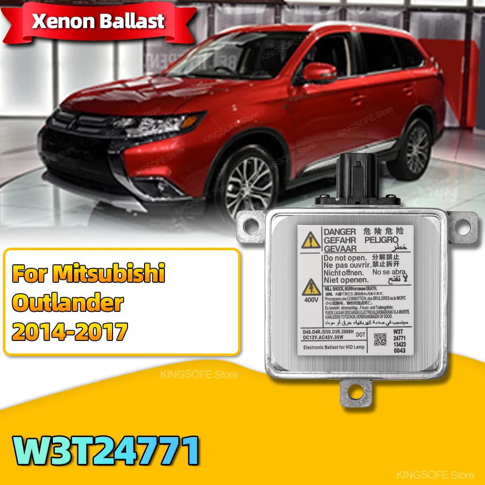 W3T23672 Xenon HID Headlight Ballast W3T24771 Control Unit Module W3T23371 For Mitsubishi Outlander 2014 2015 2016 2017