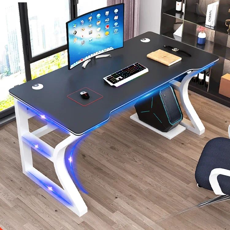 

Computer desktop bedroom, student writing office, simple esports desk