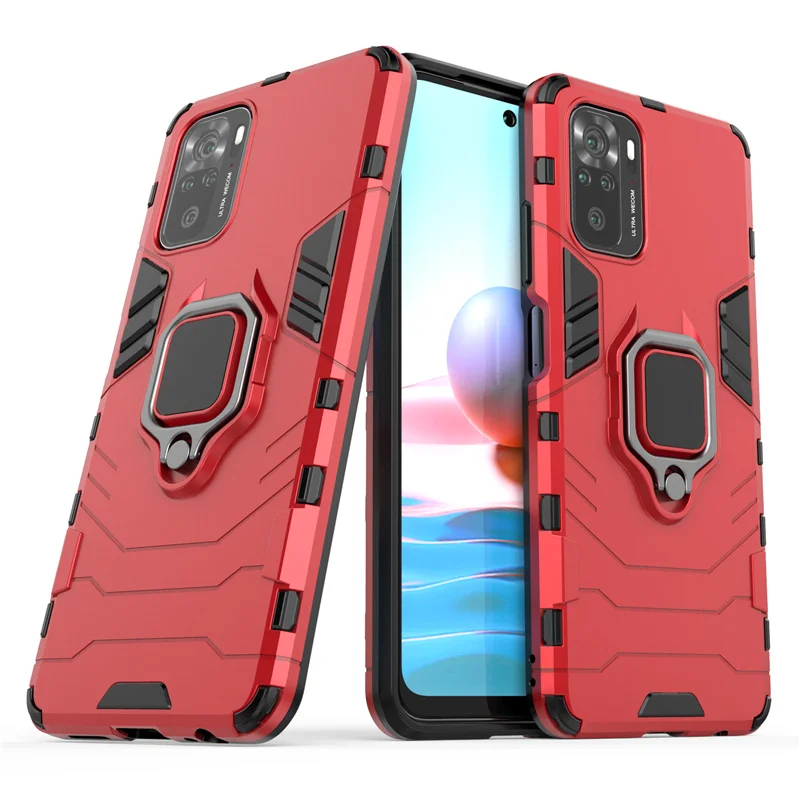 Per Cover Xiaomi Poco M5S custodia per Poco M5S Capas Cover posteriore magnetica in metallo per Poco M5S M5 M4 Redmi Note 10 S Pro Fundas