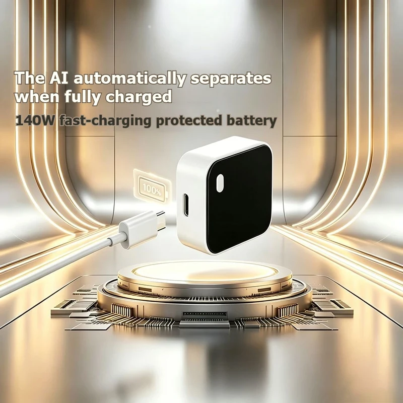 DT23 140W Full Charge Splitter Auto Disconnect Type-C Charging Separator Digital Display PD Fast for Laptop