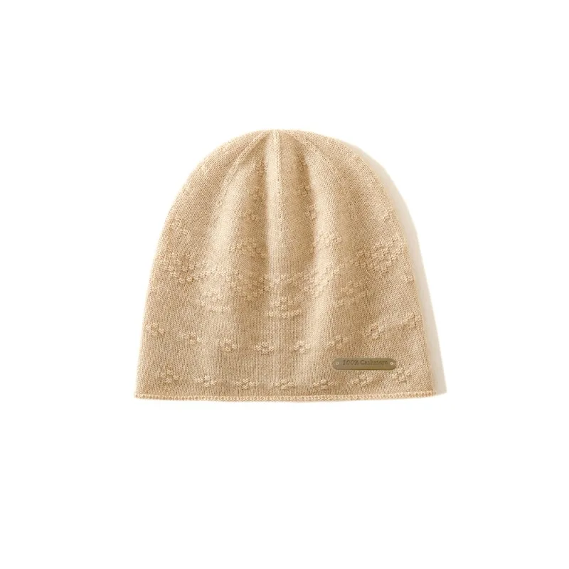 قبعة نسائية 100% من الكشمير الخالص متماسكة قبعة شتوية دافئة وناعمة وأنيقة ومتعددة الاستخدامات وخفيفة الوزن ملحقات الطقس البارد #5