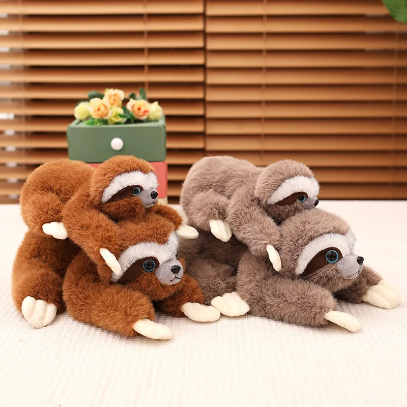 17/25/35CM Lovely Plush Sloth Plush Toys Stuffed Soft Animal Sloth Dolls Kawaii Toy Nice Birthday Christmas Gifts