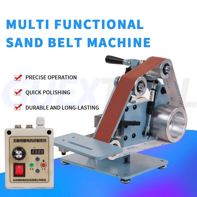 

Многофункциональная бесступенчатая регулируемая скорость, вертикальная и горизонтальная шлифовальная ленточная машина двойного назначения, бесщеточный сервополировщик, заточка
