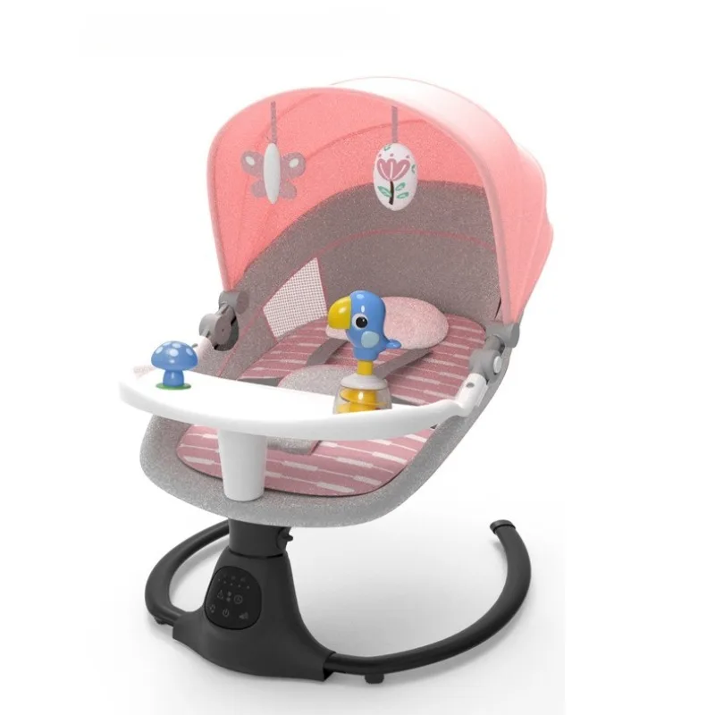 Multifunctional Electric Baby Rocking Chair Shaker Child Seat with Plate