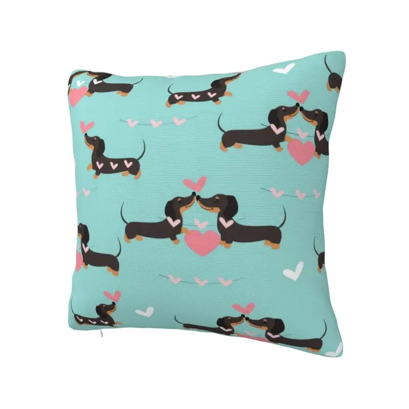 Sausage Dog Luxury Pillow Cover Home Decor Dachshund Cushion