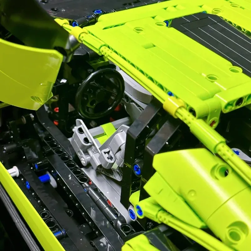 42115 مكعبات بناء نموذج سيارة فنية - 3696 قطعة، ألعاب تعليمية، هدايا عيد الميلاد والكريسماس للبالغين والأصدقاء والأولاد والأطفال #6