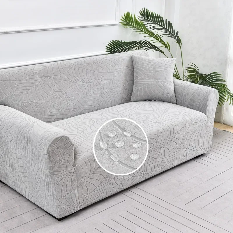 Sofa Cover for Living Room Thick Elastic Jacquard Cover for Sofa Couch Armchair 1/2/3/4 Seater L Shaped Corner Sofa Cover
