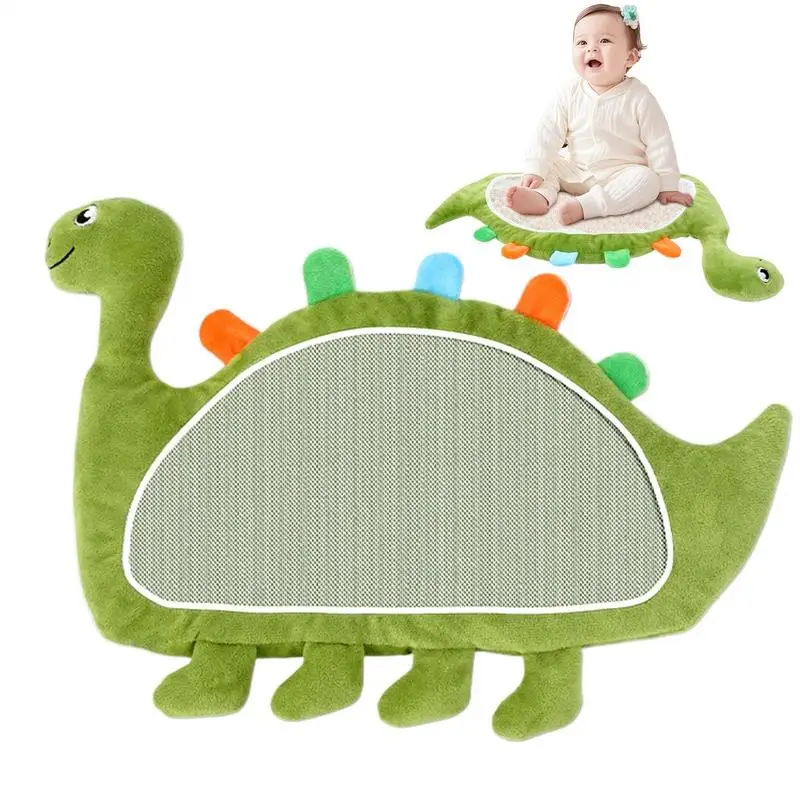 

Toddler Soothing Toys Toddler Sleep Soothing Doll Playing Mat Calming Chewing Cartoon Pad Skin-Friendly Bean Bag For