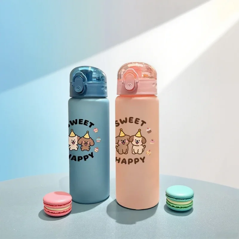 Bouteille d'eau de dessin animé imprimée en 3D pour enfants, tasse d'eau de 780ML, bouteilles d'eau en plastique étanches, tasse d'eau d'été pour enfants, sans PVC