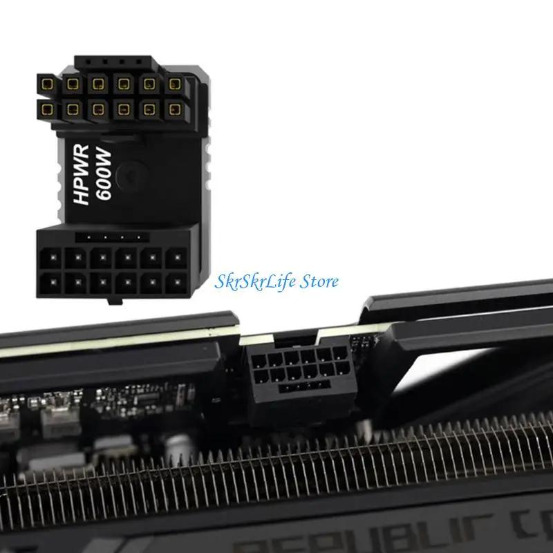 E65E RTX4090 16 PIN ATX3.0 Graphics Card Power Adapter Adapter Conversion Head