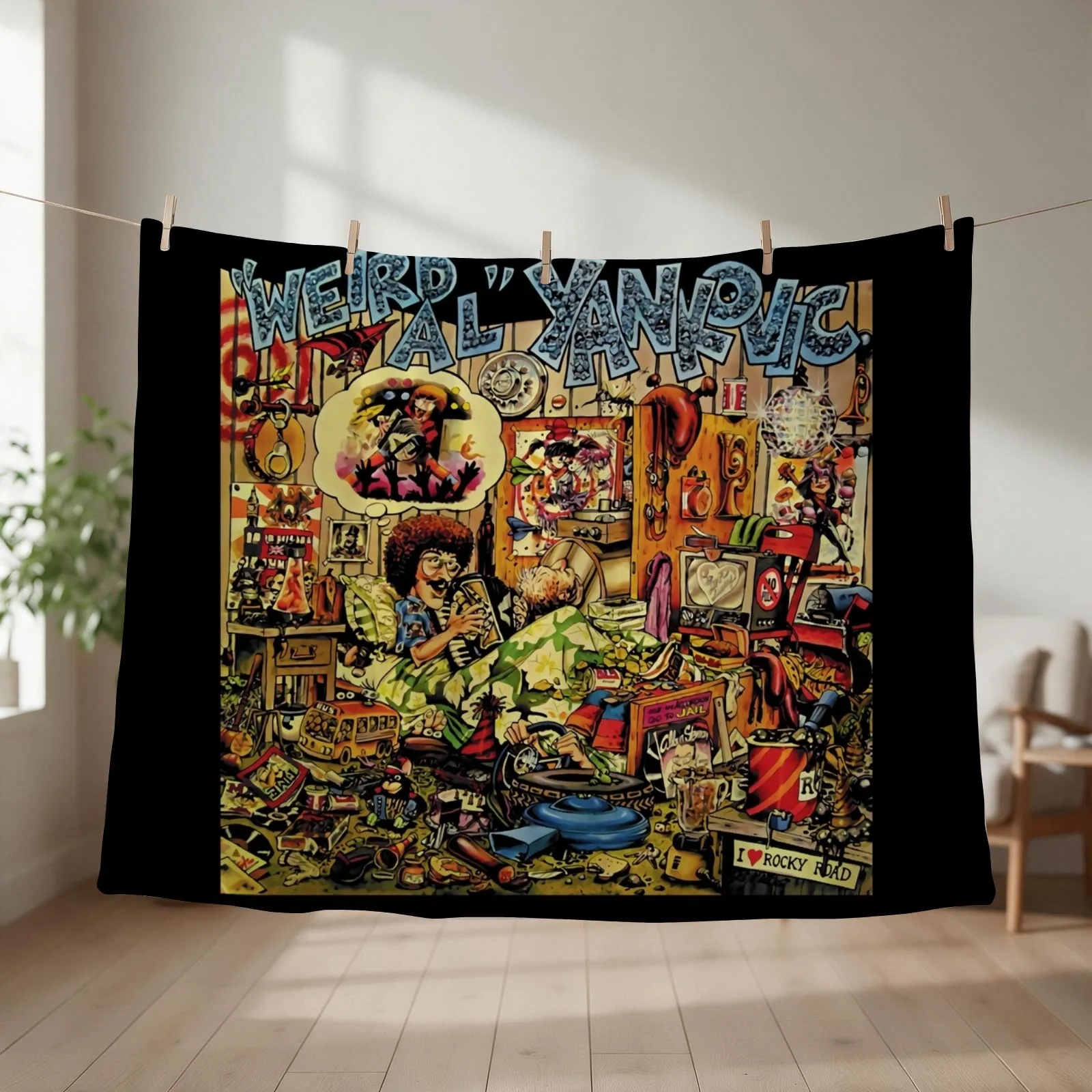 VANITY ADVISED Throw Blanket couch cozy soft plush fuzzy picnic outdoor blanket