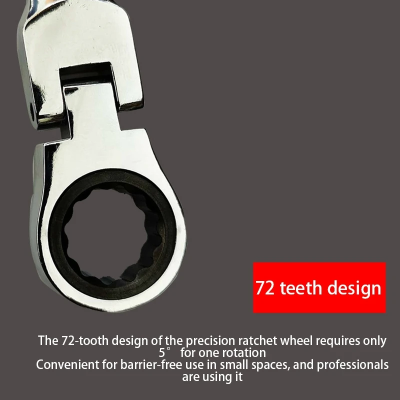 Set di chiavi a cricchetto Flexi-Head: chiave aeronautica extra lunga 72 denti CALDO