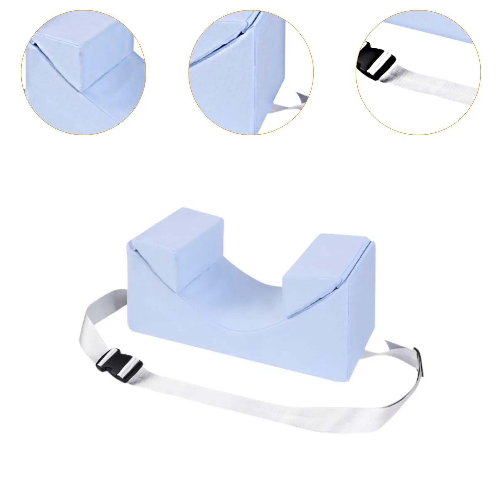 Neck Support Pillow Sponge Cervical Pillow Anti Rollover Head Fixator for Bedridden Adults Bedroom Nursing