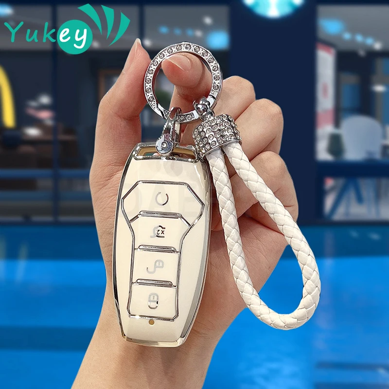 Funda de TPU para llave de coche, cubierta para llave de BYD Seal Atto 3, Seal U, Dm I, Song Plus, Dolphin, King EV, Tang Dm, QIn PLUS MAX, Yuan, accesorios para automóvil