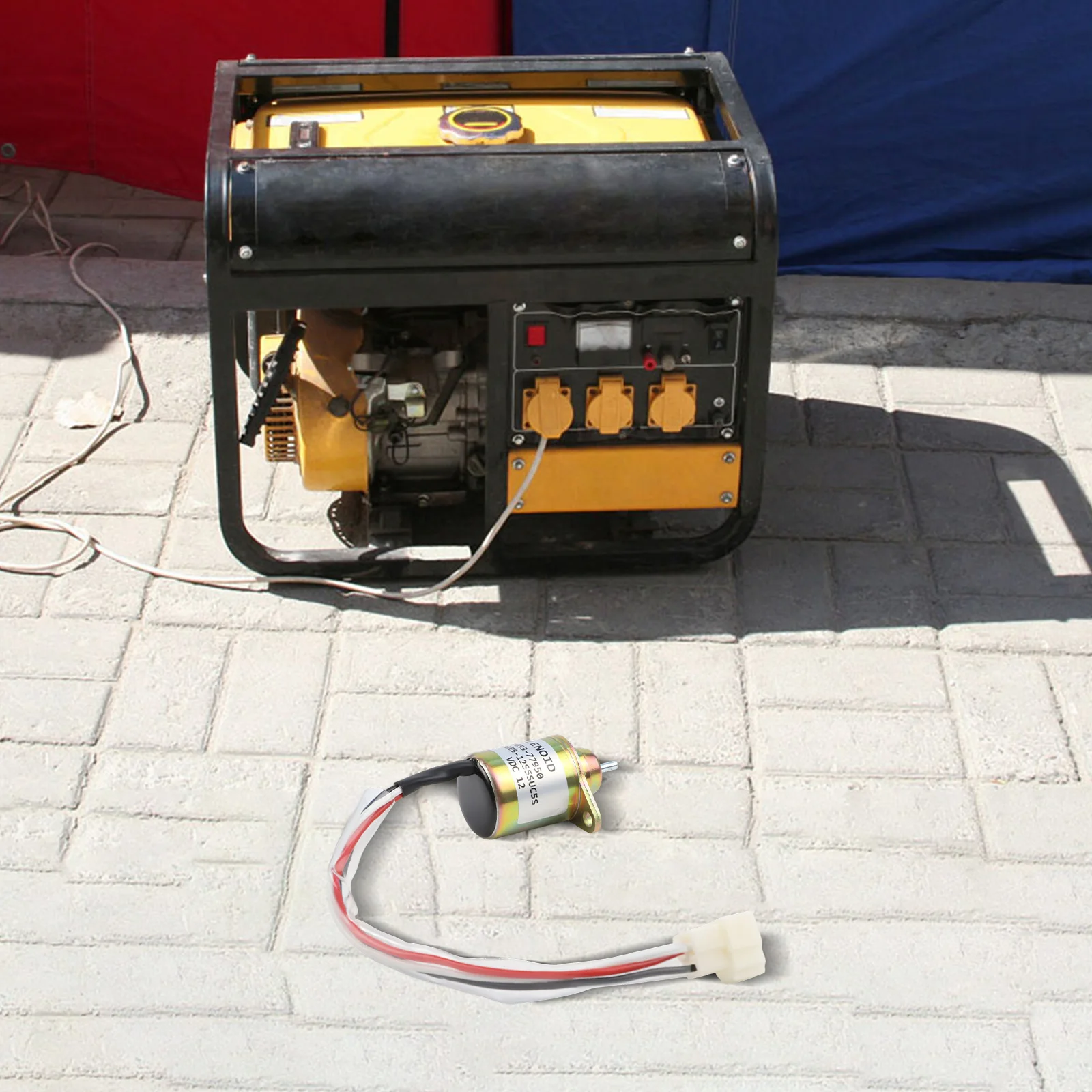 For IDEAL Applications 12VDC Solenoid Flameout Solenoid Valve For Engine Maintenance Fuel Shut Off Solenoid Replacement