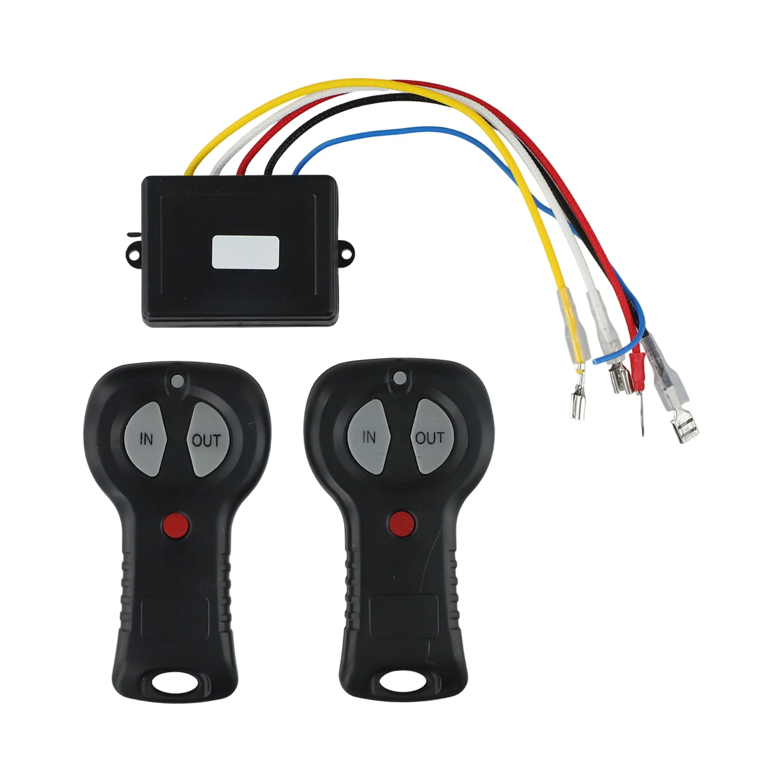 12V Wireless Remote Winch Controller Kit For Equipment Upgrade Copper Wiring Easy Installation High Reliability