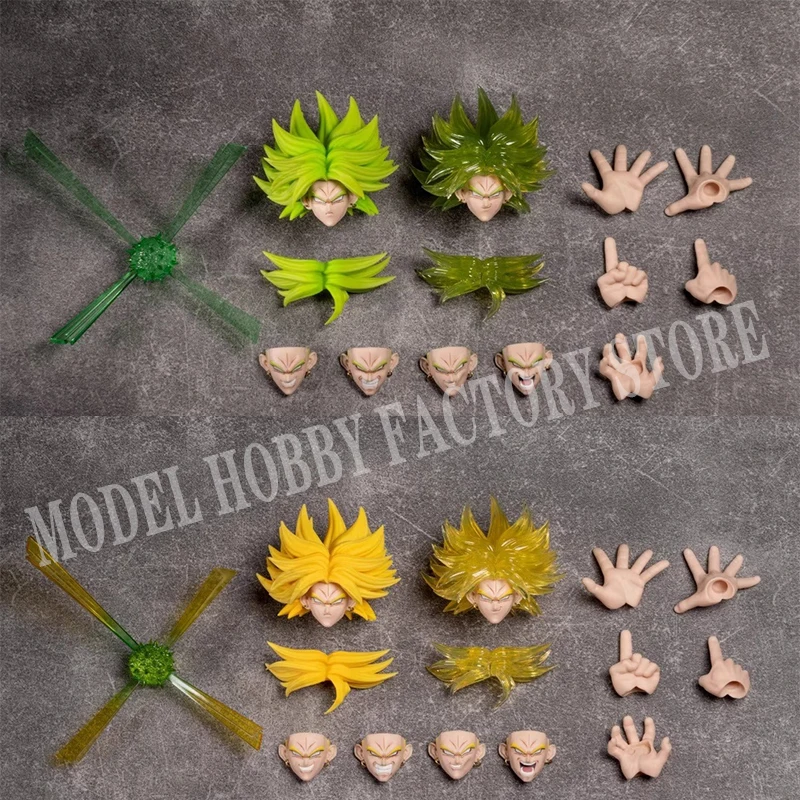 MP Studio Dragon Ball Broly Accessories Fit Kong Studio Out Of Control War God Broly Heads Kit Accessories Action Figures Anime