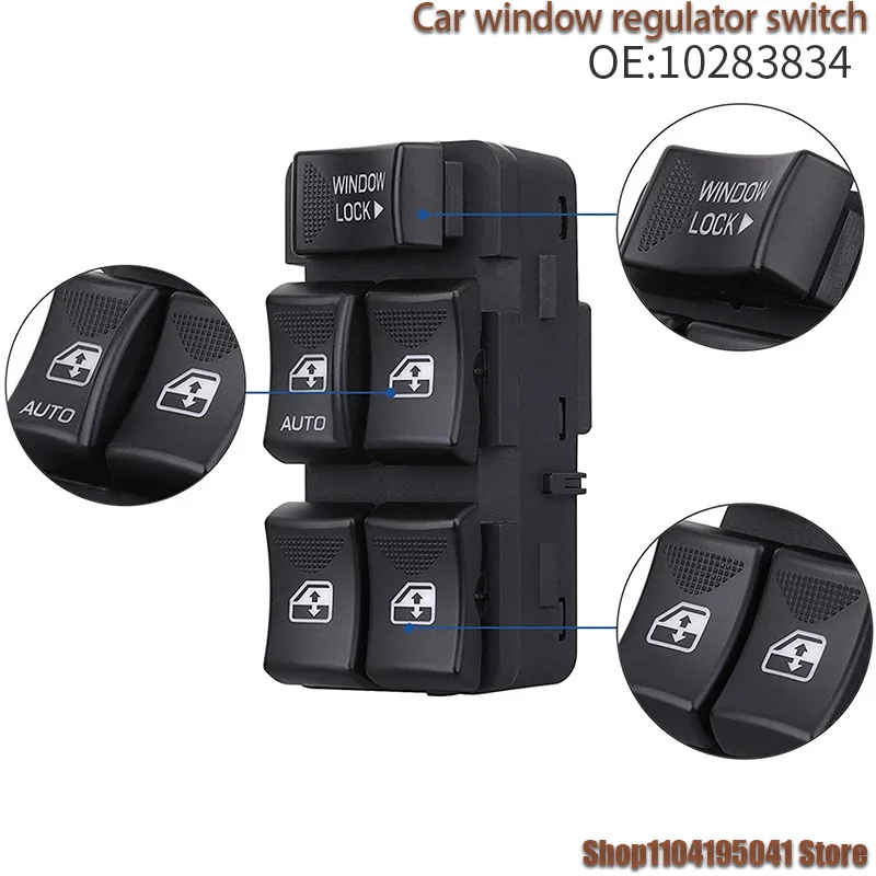 10283834 for Chevrolet Buick car window lift switch and power window switch control button 2