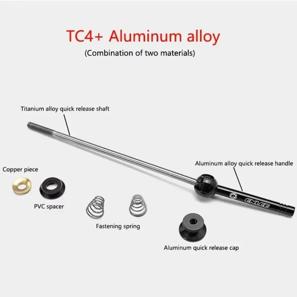 

Алюминиевый сплав, титановый Ti, шампур QR, черный, красный, синий, быстросъемный велосипедный быстросъемный рычаг для шампура, быстроразъемный рычаг для велосипеда