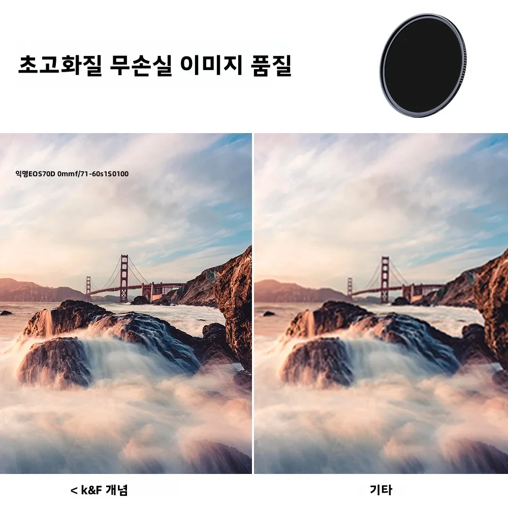 K&F CONCEPT 4pcs ND4 ND8 ND64 ND1000 Filter kits for Camera Lens with Filter Pouch 49mm 52mm 55mm 58mm 62mm 67mm 72mm 77mm 82mm