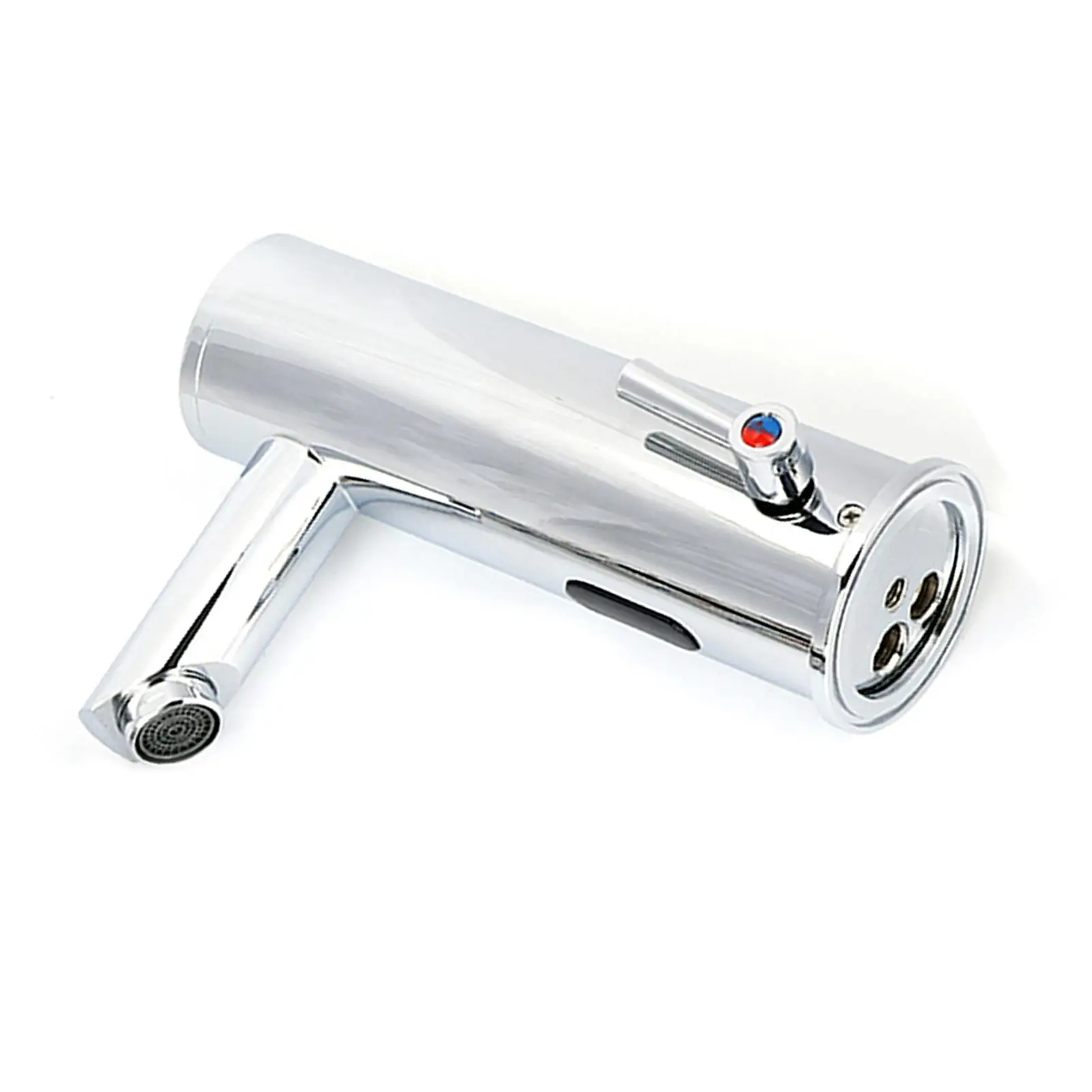 مستشعر الأشعة تحت الحمراء الأوتوماتيكي للحمام والمطبخ وصنبور نحاسي ساخن وبارد بمقبض واحد وحنفية خلاط مياه نحاسية